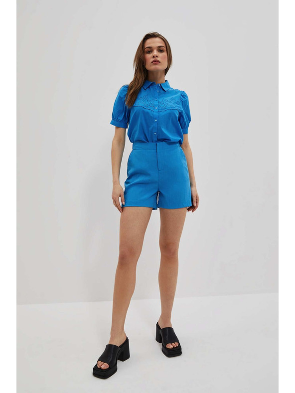 Moodo Blaue Moodo Shorts für Frauen