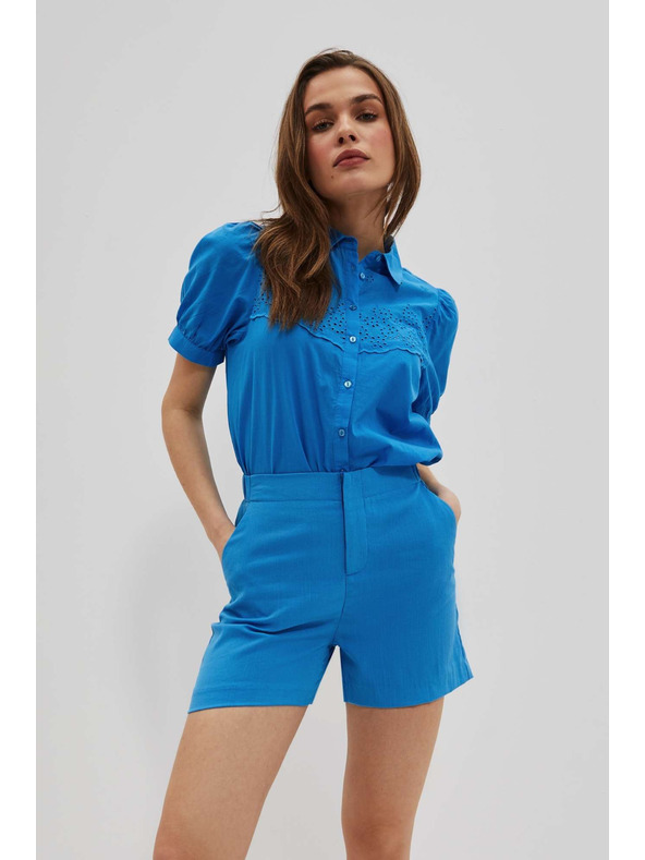 Moodo Blaue Moodo Shorts für Frauen