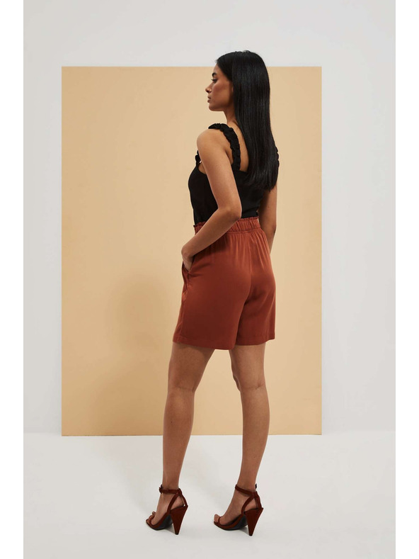 Moodo Braune Damen Shorts Moodo