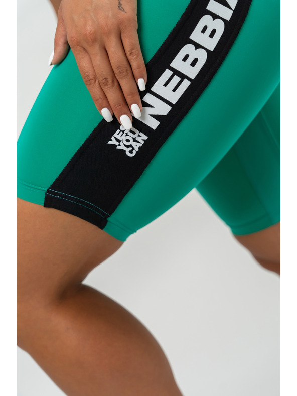 Nebbia Hochtaillierte Radlerhose ICONIC 238 XS,grün