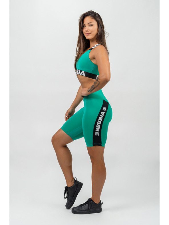 Nebbia Hochtaillierte Radlerhose ICONIC 238 XS,grün