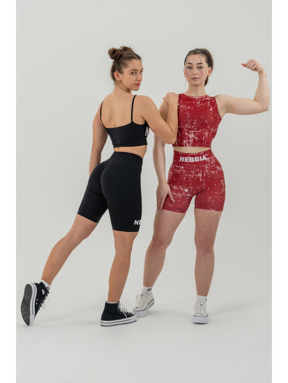 Nebbia Leggings-Shorts mit hoher Taille 5" HAMMIES 615 XS, rot