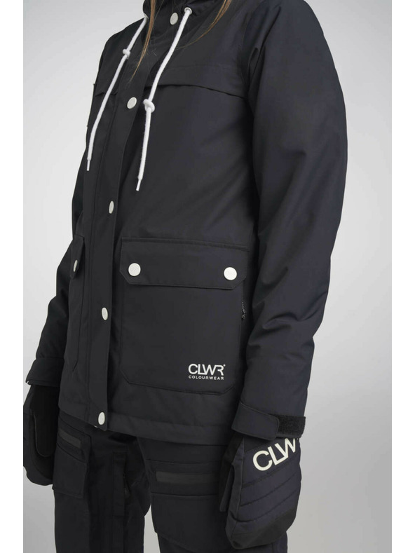 Tenson Damen-Snowboardjacke Colourwear Ida W Schwarz