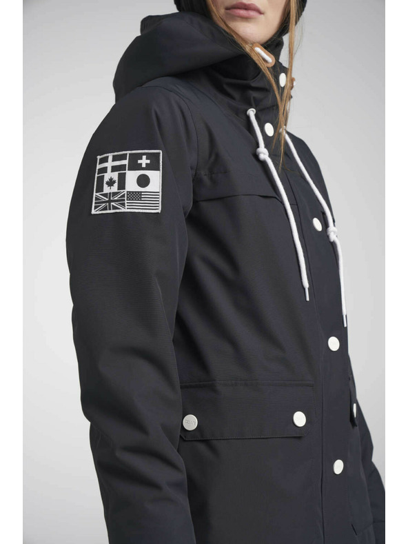 Tenson Damen-Snowboardjacke Colourwear Ida W Schwarz