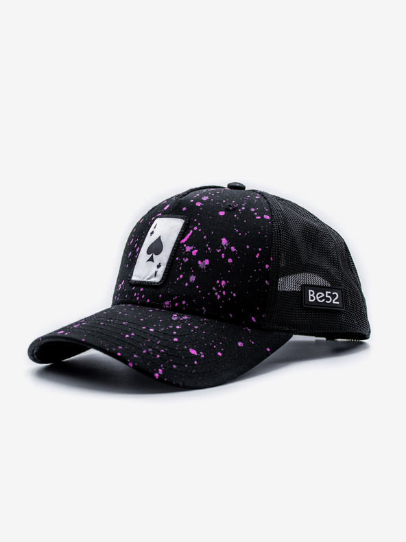 Be52 Be52 Ace Splash Basecap Premium schwarz/rosa