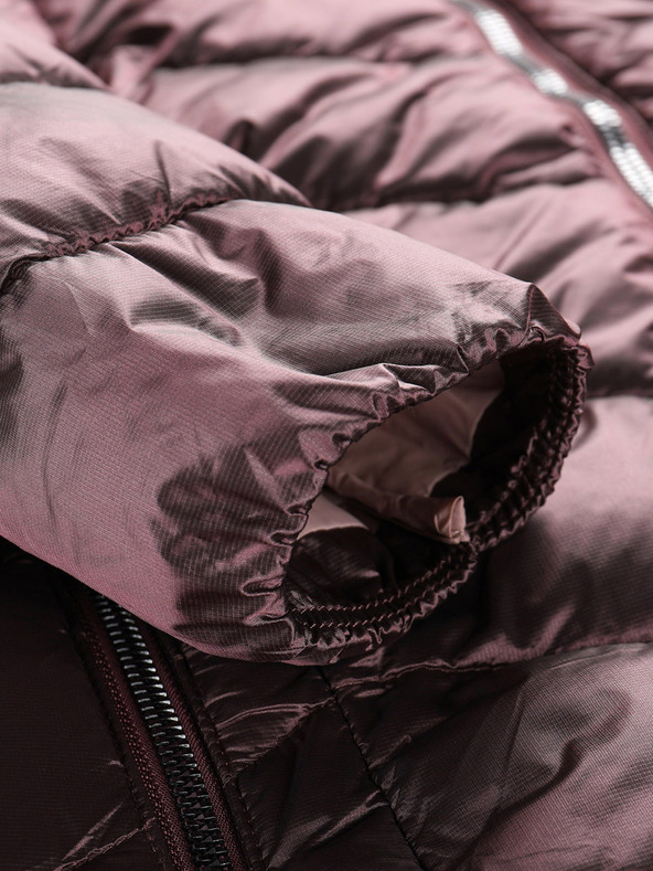 ALPINE PRO Langer ultraleichter Damenmantel ALPINE PRO OREFA rosa