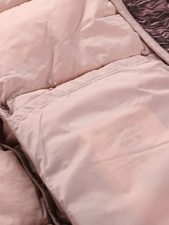 ALPINE PRO Langer ultraleichter Damenmantel ALPINE PRO OREFA rosa