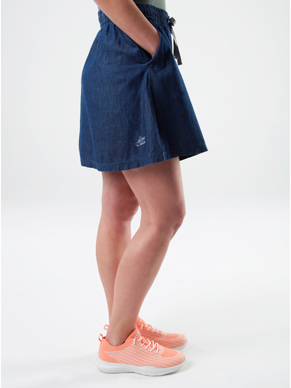 Loap Dunkelblauer Damenrock mit Taschen LOAP