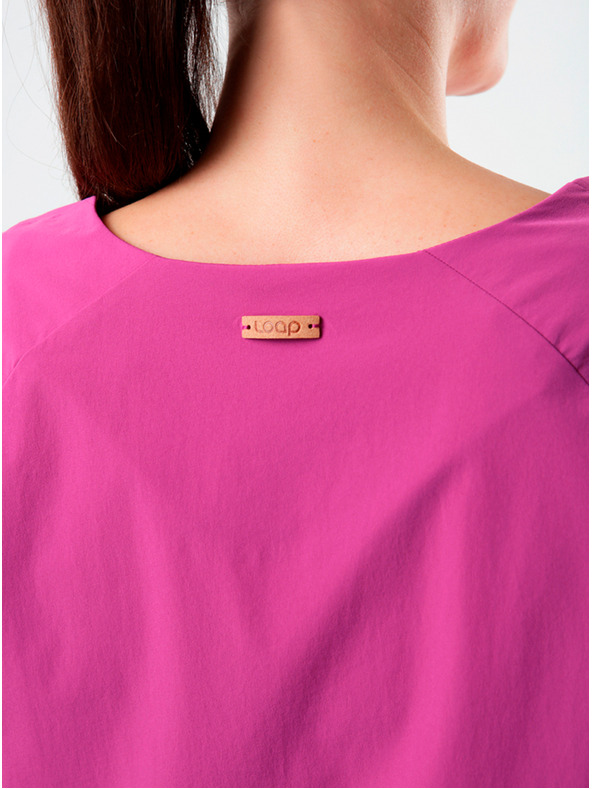 Loap Lila Kleid mit Taschen LOAP