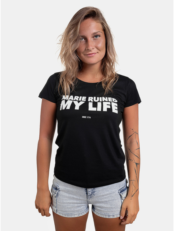 ZOOT.Original Schwarzes Unisex-T-Shirt ZOOT Original Marie Terezie