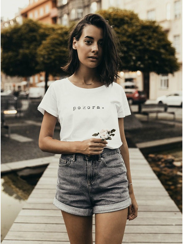 ZOOT.Original Weißes Unisex-T-Shirt ZOOT Original Demut.