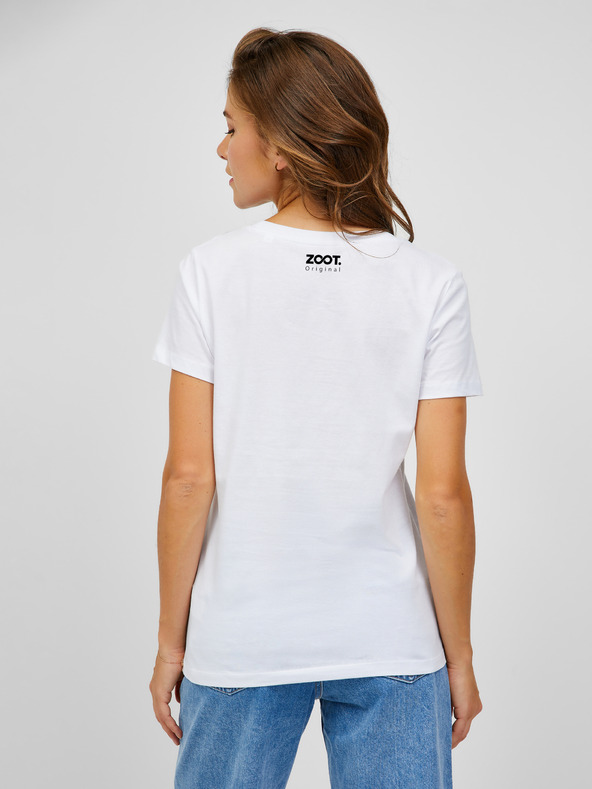 ZOOT.Original Weißes Frauen-T-Shirt mit ZOOT.Original Aufdruck I'm going for it