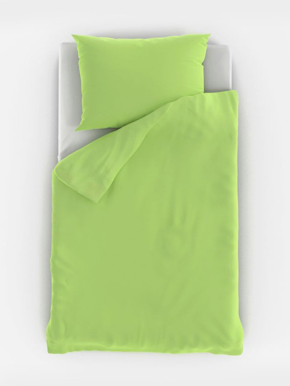 Kvalitex Kinderbettwäsche aus Baumwolle hellgrün