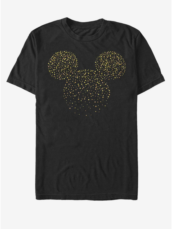 ZOOT.Fan Schwarzes Herren Disney Classics Hotfix Mickey T-Shirt