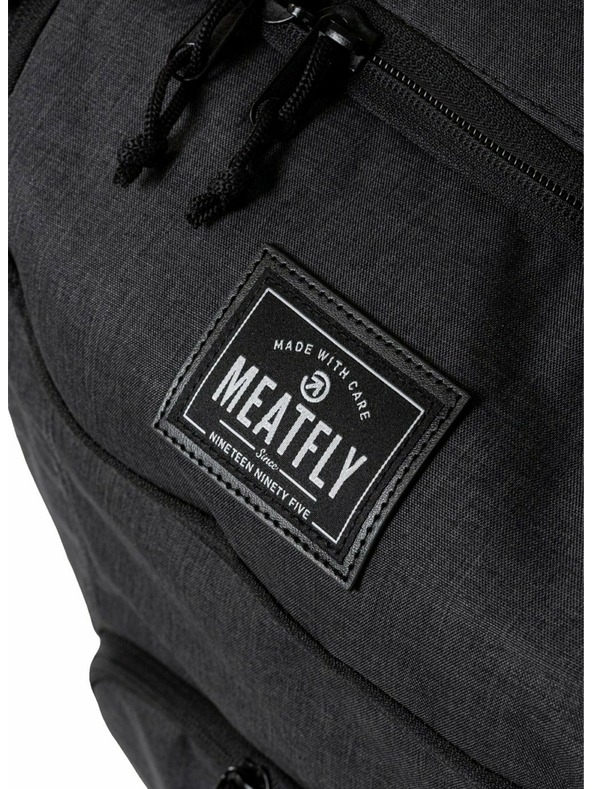Meatfly Meatfly Koffer Contin Heather Charcoal/Black | Schwarz | Volumen 100 L