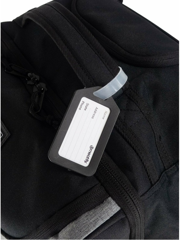 Meatfly Meatfly Koffer Contin Grey Heather | Schwarz | Volumen 100 L