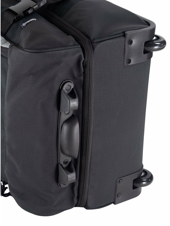 Meatfly Meatfly Koffer Contin Grey Heather | Schwarz | Volumen 100 L