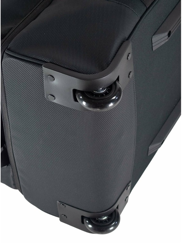 Meatfly Meatfly Koffer Contin Grey Heather | Schwarz | Volumen 100 L