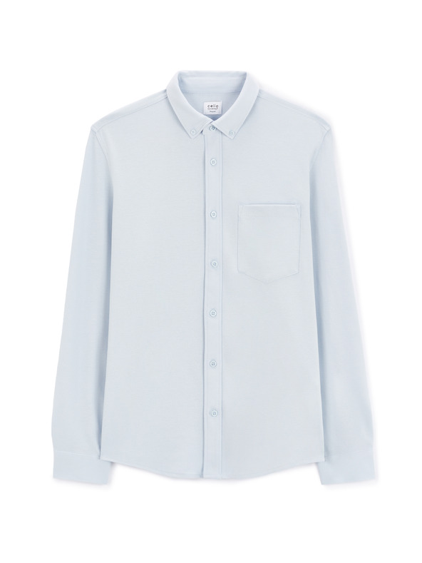 Celio Hellblaues Herrenhemd Celio Lapic