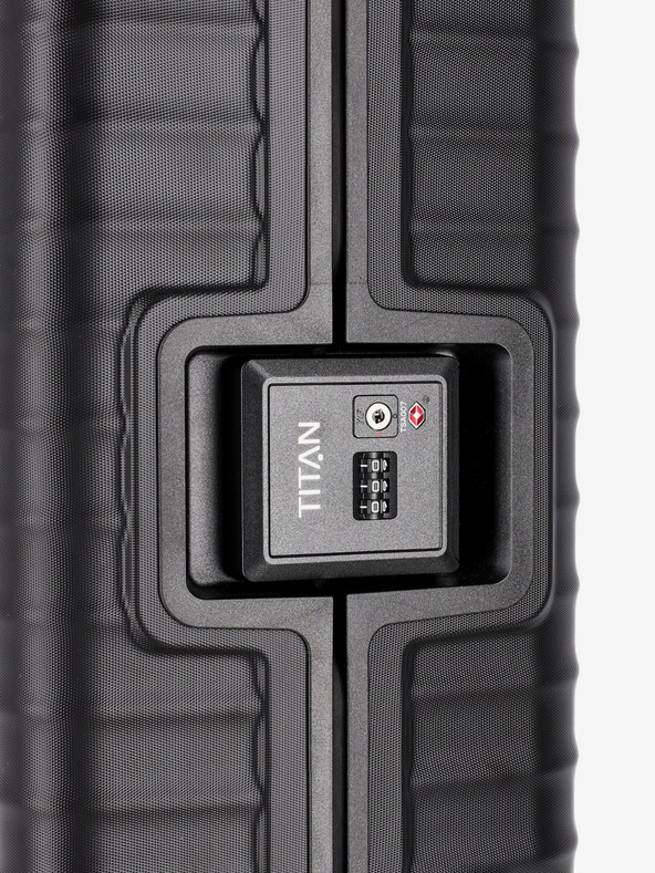 Titan Schwarze Reisetasche Titan Litron Frame S