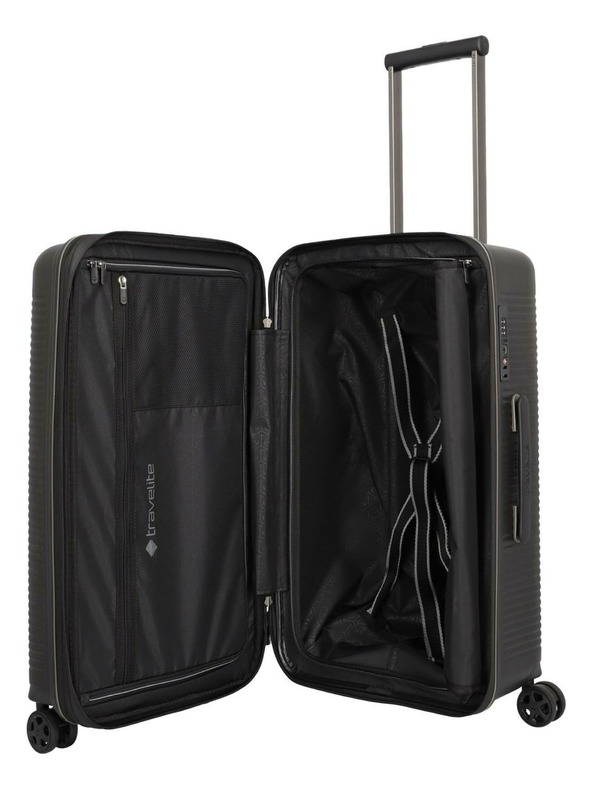 Travelite Reisekoffer Travelite Roomer Trunk M Schwarz
