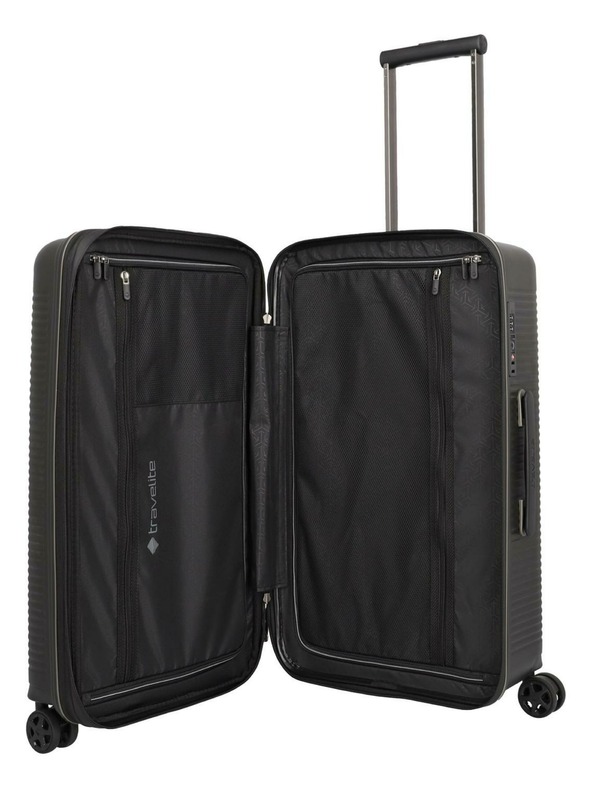 Travelite Reisekoffer Travelite Roomer Trunk M Schwarz