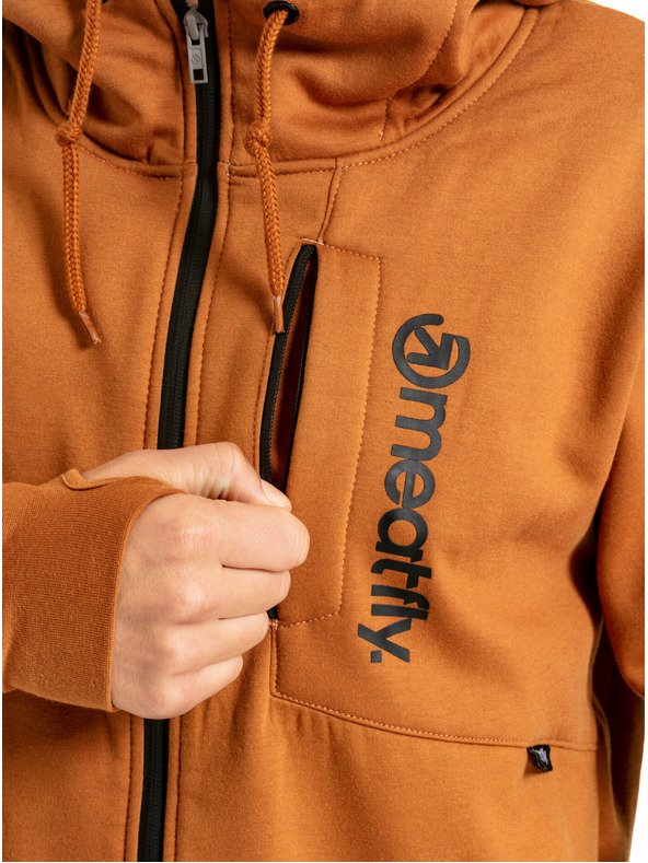 Meatfly Meatfly Herren-Funktionssweater Lightyear Brown Sugar | Braun | Größe