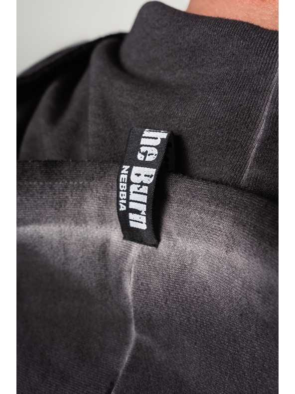 Nebbia Abgewaschenes Sweatshirt mit Reißverschluss GYM BRO 362