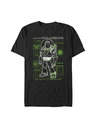ZOOT.Fan Schwarzes Herren T-Shirt Pixar Buzzin Schematic