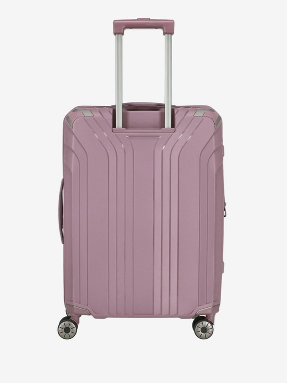 Travelite Rosa Damen Travelite Elvaa 4w M Rosé Reisekoffer