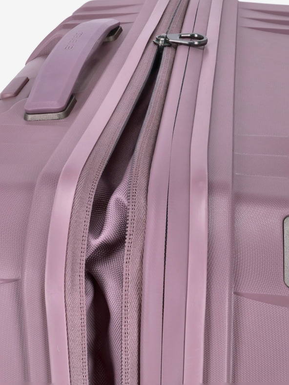 Travelite Rosa Damen Travelite Elvaa 4w M Rosé Reisekoffer