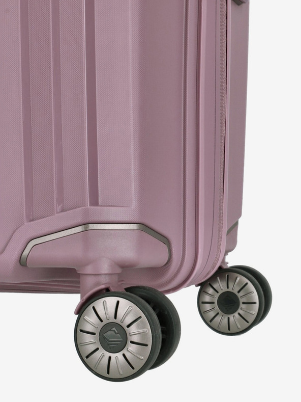 Travelite Rosa Damen Travelite Elvaa 4w M Rosé Reisekoffer