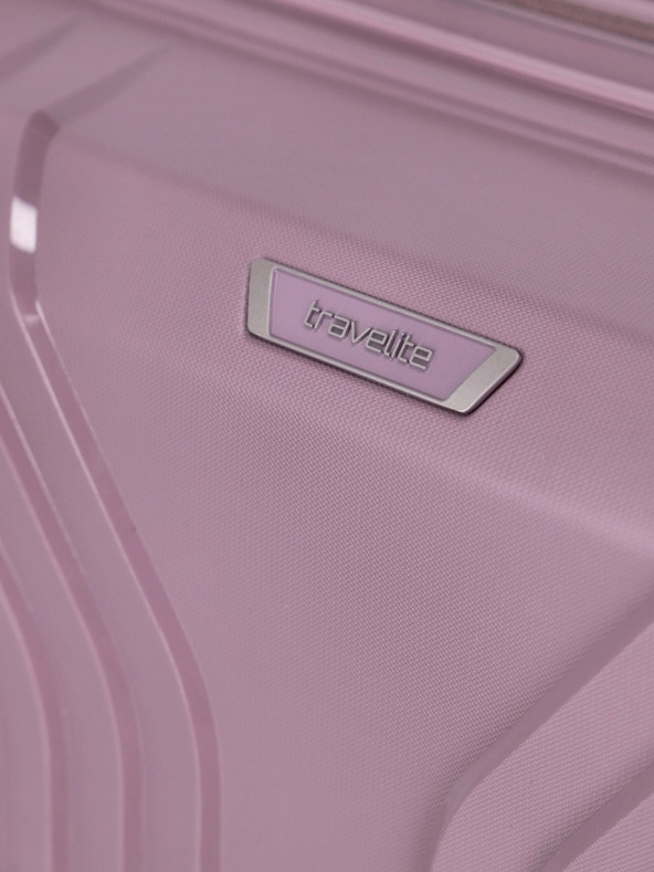 Travelite Rosa Damen Travelite Elvaa 4w M Rosé Reisekoffer