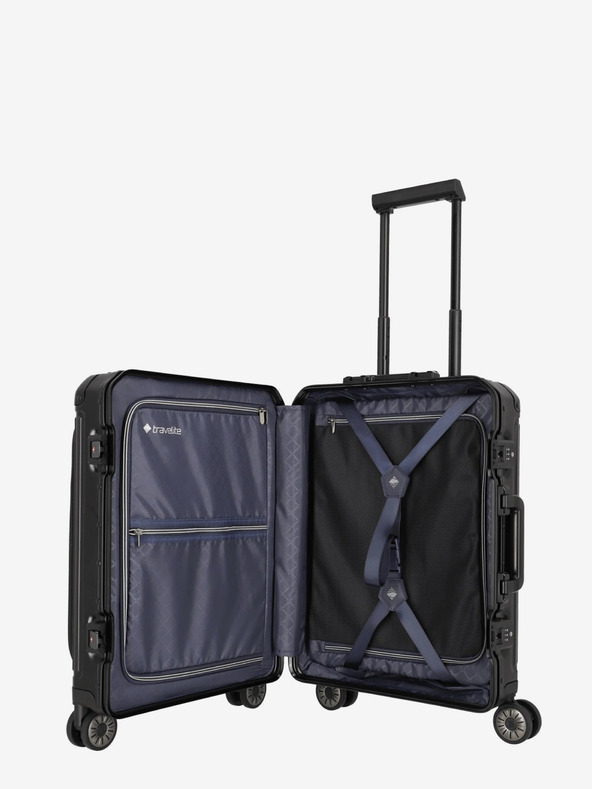 Travelite Schwarzer Travelite Next 4w S Fronttaschenkoffer