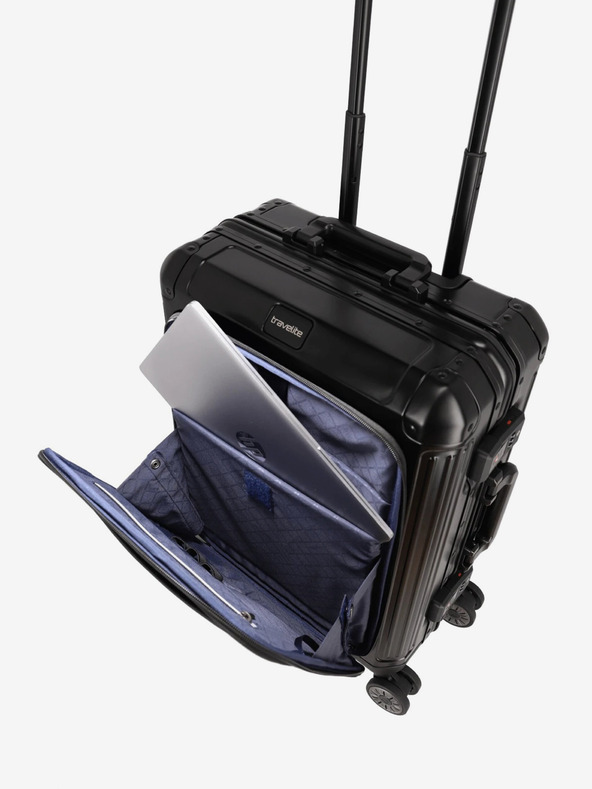 Travelite Schwarzer Travelite Next 4w S Fronttaschenkoffer