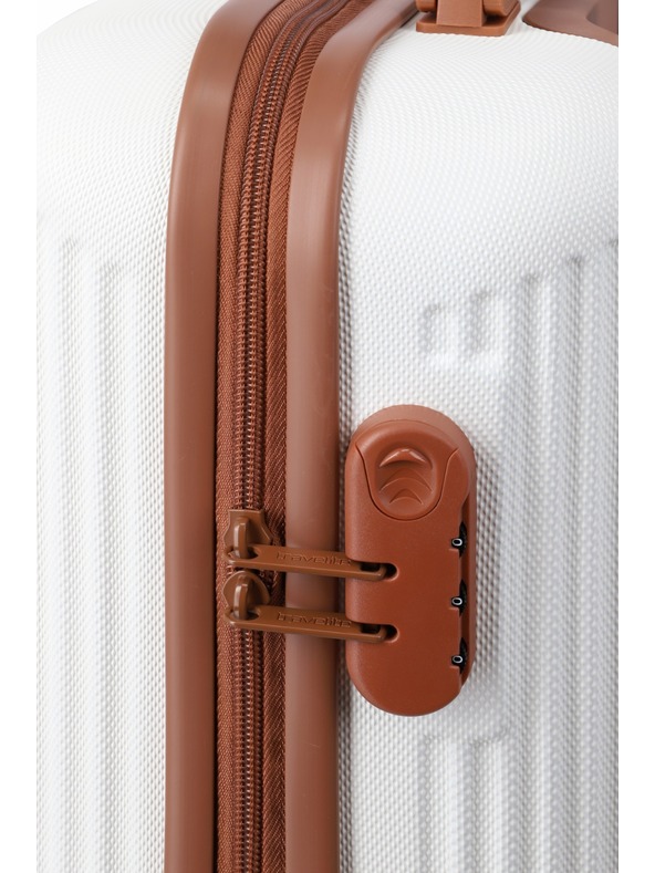 Travelite Travelite Bali Reisekoffer Set S,M,L Weiß/Cognac