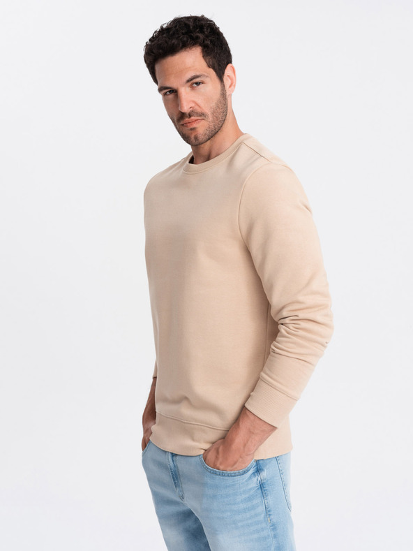 Ombre Clothing Herren Baumwoll-Sweatshirt BASIC Ombre Clothing
