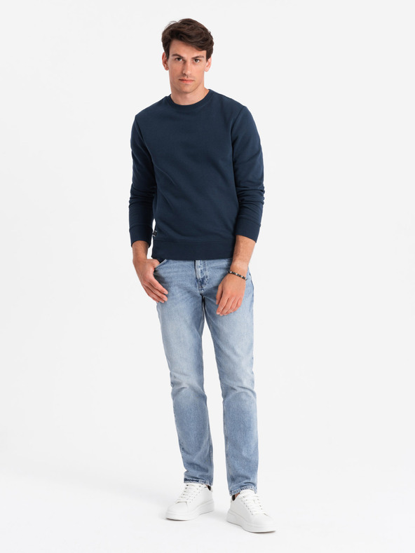 Ombre Clothing Herren Baumwoll-Sweatshirt BASIC Ombre Clothing