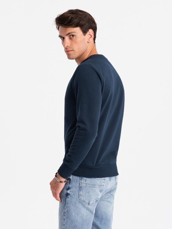 Ombre Clothing Herren Baumwoll-Sweatshirt BASIC Ombre Clothing