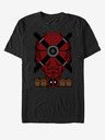 ZOOT.Fan Schwarzes Unisex T-Shirt Marvel Deadpool Kostüm