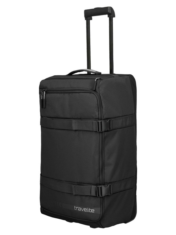 Travelite Reisetasche Travelite Kick Off Wheeled Duffle L Schwarz