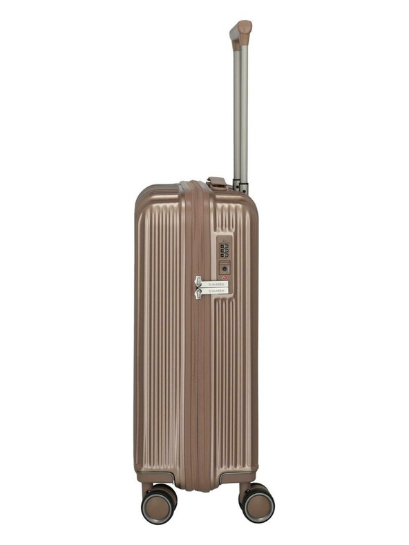 Travelite Reisekoffer Travelite Paros 4w S Cappuccino
