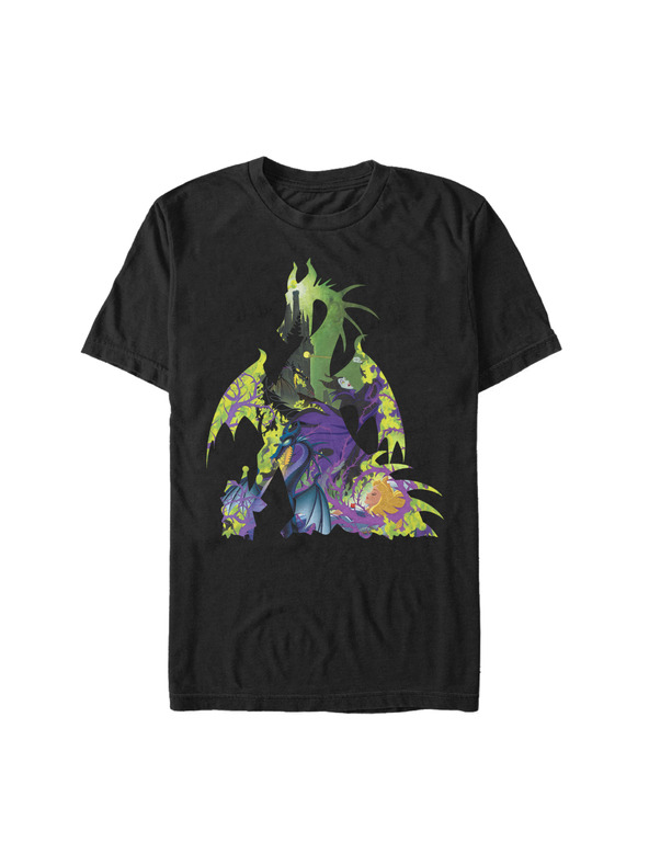 ZOOT.Fan Schwarzes Herren Disney Drachenform T-Shirt