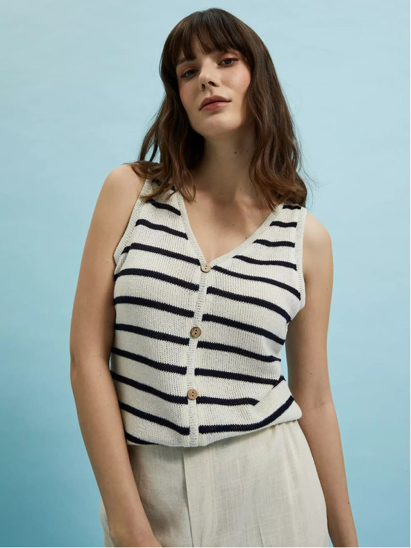 Moodo Gestreiftes Damen-Tank-Top Moodo