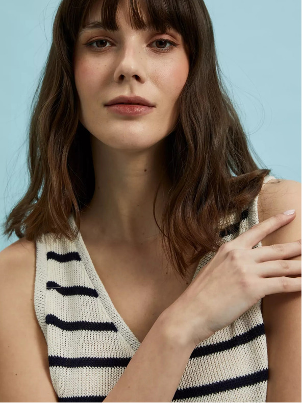 Moodo Gestreiftes Damen-Tank-Top Moodo