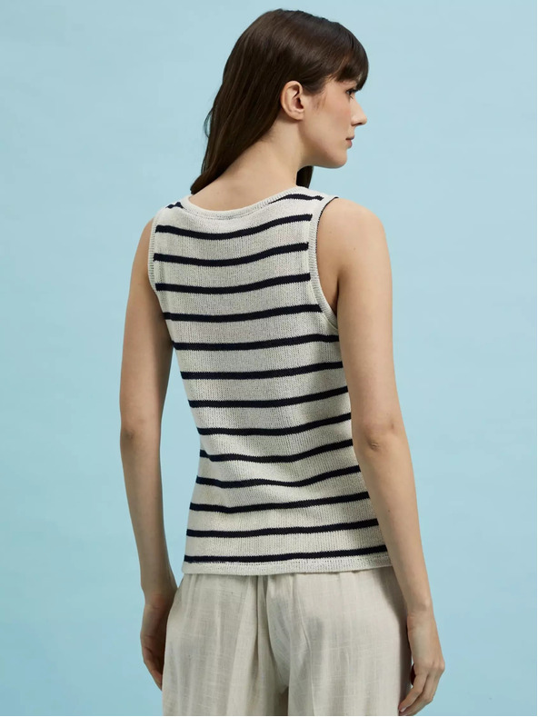 Moodo Gestreiftes Damen-Tank-Top Moodo