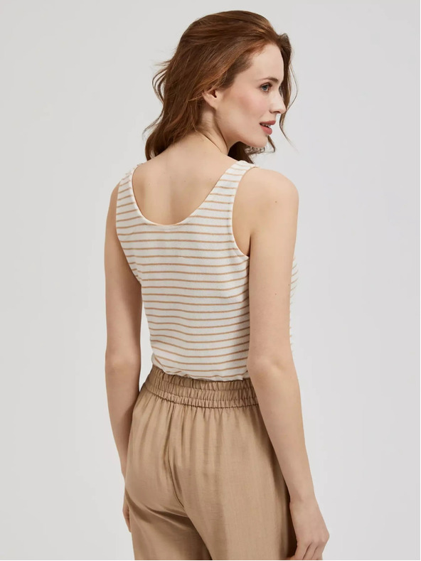 Moodo Gestreiftes Damen-Tank-Top