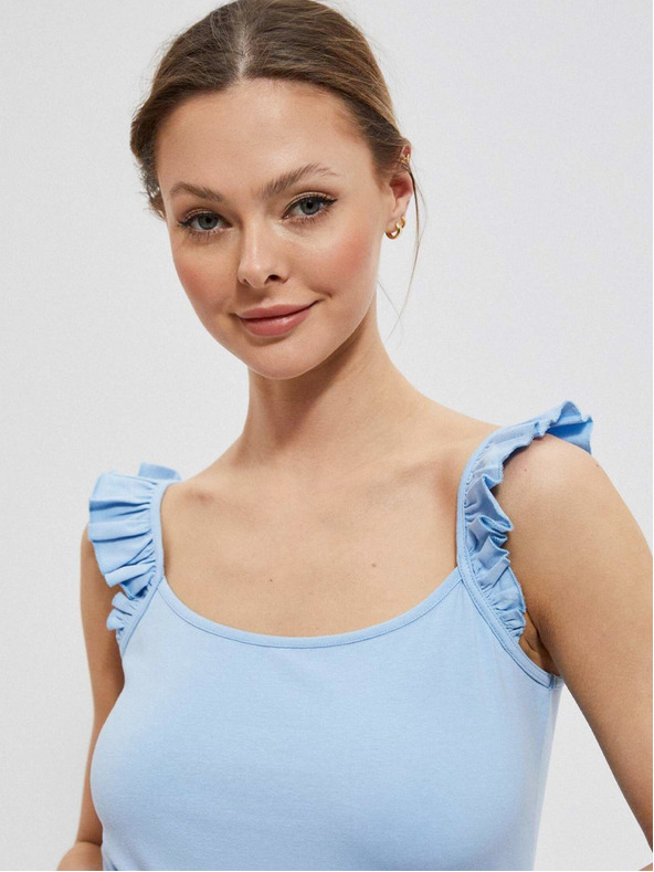 Moodo Hellblaues Damentop Moodo