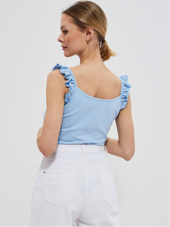 Moodo Hellblaues Damentop Moodo