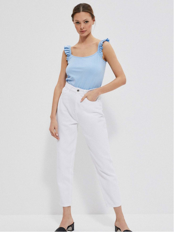 Moodo Hellblaues Damentop Moodo